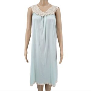 PHILMAID Waltz Gown Vintage Nylon Nightgown Slip Chemsie Women's 32/34